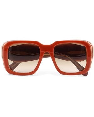 Loewe Lw40198U Quadratische Sonnenbrille - Braun