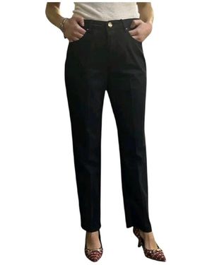 Kocca Jeans ,Zwart ,Zwarte 5-Pocket Broek