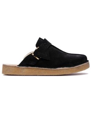Clarks Schoenen ,Zwart ,Leer Clogs