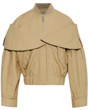 Ganni Cotton Jacket - Natur