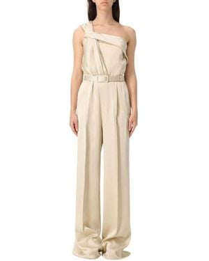 Max Mara Elegant Ivory High-Waist Tailored Pants - Naturel