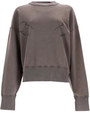 Jean Paul Gaultier Hoodies & Sweatvesten ,Grijs ,Sweatshirts - Bruin