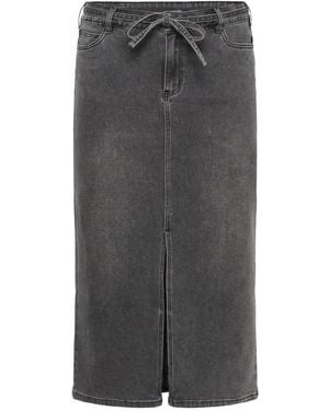 Kaffe Denim Skirts - Grigio