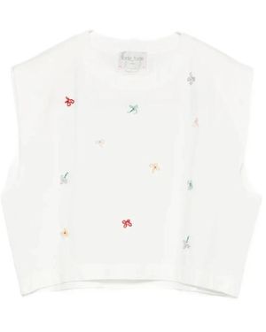 forte_forte Sleeveless Tops - White