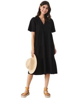 Part Two Midi Dresses - Black