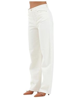 Max Mara Gerades Jeans - Weiß