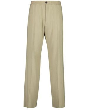 Ferragamo Wide Trousers - Natural