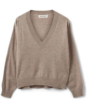 Sofie Schnoor V-Neck Knitwear - Marrone