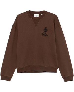 FRAME Hoodies & Sweatvesten ,Bruin ,Katoen Mp 27Jss 003 Sweatshirt