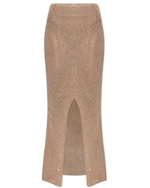 Paramidonna Rokken ,Geel ,Bruna Rok - Naturel