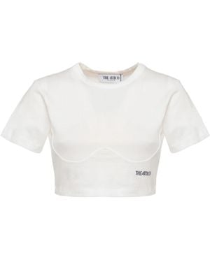 The Attico T-Shirts - White