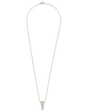 Rick Owens Accessoires ,Grijs ,Mini Trunk Ketting - Wit