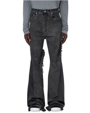 Rick Owens Flared Jeans - Gris