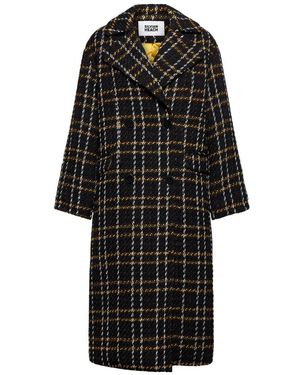 Silvian Heach Karierte Jacke Mit Revers - Schwarz