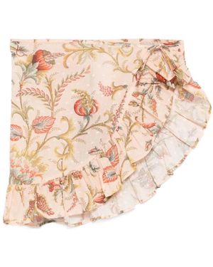Etro Rokken ,Veelkleurig ,Korte Rok - Roze