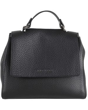 Orciani Tassen ,Zwart ,Leer Sveva Soft Piccola Handbag