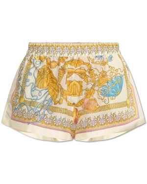 Versace Short Shorts - Metálico