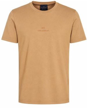 Paul & Shark Crew Neck T-Shirt - Naturel