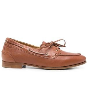 Bally Boat Shoes - Brown