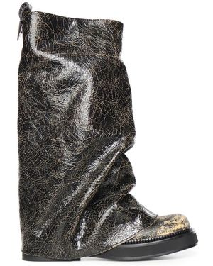 The Attico Robin Combat Boot - Schwarz