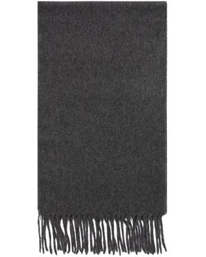 Sunspel Winter Scarves - Grey