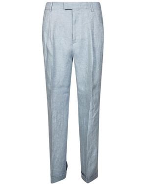BERWICK 1707 Slim-Fit Trousers - Azul