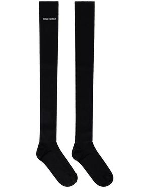 RED Valentino Lange, Weiche, Elegante Socken - Schwarz