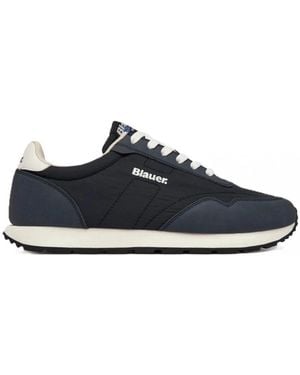 Blauer Sneakers - Bleu