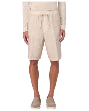 120% Lino Casual Shorts - Natural