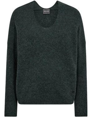 Mos Mosh Round-Neck Knitwear - Verde