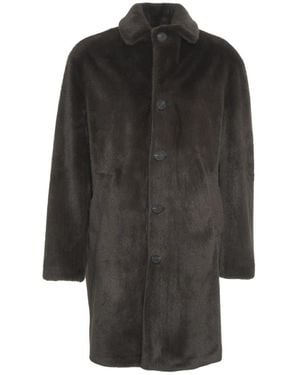 Gimo's Single-Breasted Coats - Noir