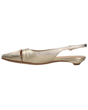 Marc Ellis Schoenen ,Leer Slingback Leren Pumps - Naturel