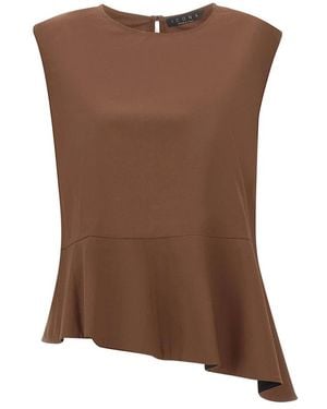 Kaos Sleeveless Tops - Marron