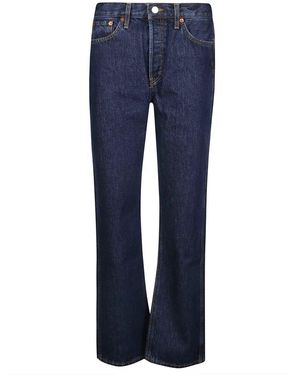 RE/DONE 90er high rise loose jeans - Blau