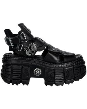 New Rock Ankle Boots - Noir