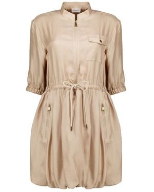 Moncler Shirt Dresses - Natural