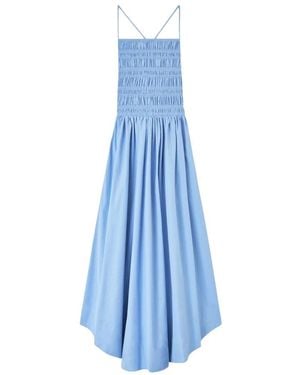 Ganni Maxi Dresses - Blue