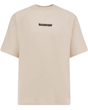 Barrow T-Shirts Und Polos Mit Logo-Print - Natur