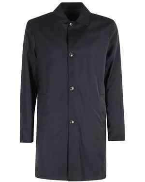 Montecore Single-Breasted Coats - Blue