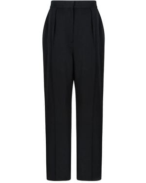 Balmain Tailored Wool Broeken - Zwart