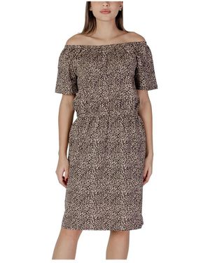 B.Young Short Dresses - Marrón