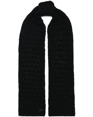 Saint Laurent Winter Scarves - Black
