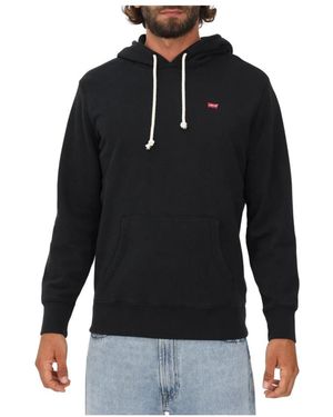 Levi's Hoodies & Sweatvesten ,Zwart ,New Original Hoodie
