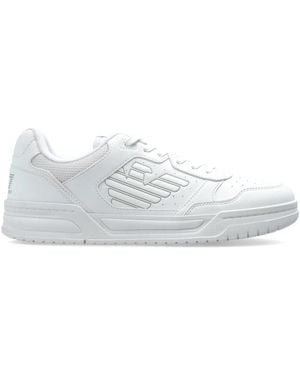 EA7 Sportschuhe Mit Logo - Weiß