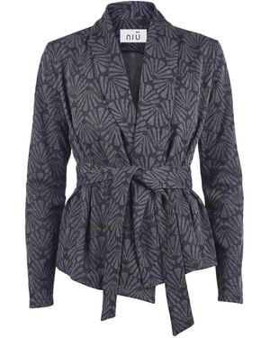 Niu Jassen ,Zwart ,Lichte Jassen - Blauw