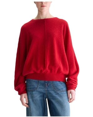 Bellerose Round-Neck Knitwear - Rojo