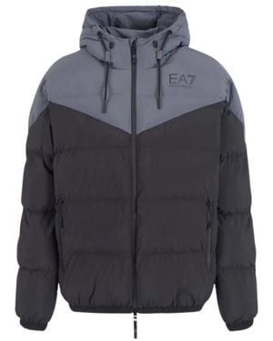 EA7 Winter Jackets - Blu