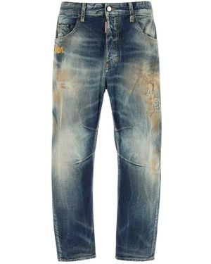 DSquared² Straight Jeans - Bleu