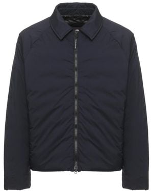 Canada Goose Jassen ,Blauw ,Leer Lodge Jacket