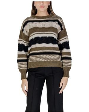 Ichi Round-Neck Knitwear - Nero